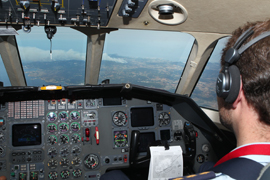 Zona afectada por el incendio