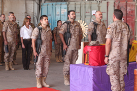 La ministra de Defensa destaca el valor de nuestros militares en Afganistán