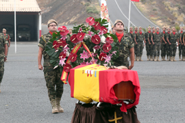 El Príncipe preside el funeral por los militares fallecidos en Afganistán