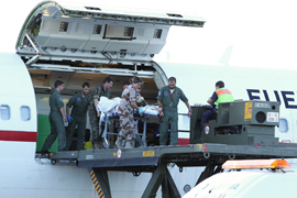 Los heridos en Ludina,repatriados y trasladados al 'Gómez Ulla'