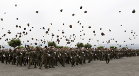 Entrega de Reales Despachos en la Academia General Básica de Suboficiales del Ejército de Tierra en Talarn (Lérida)