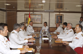 La ministra Chacón ha presidido hoy en Rota la reunión del Consejo Superior de la Armada