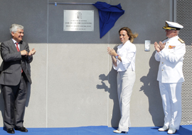 La ministra Chacón, ha asistido hoy en Rota (Cádiz) a la inauguración del nuevo muelle de la Base Naval