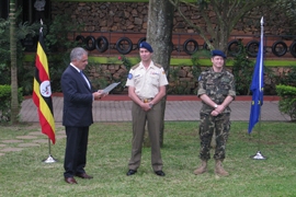 González Elul cede el mando de EUTM-Somalia al coronel Michael Beary