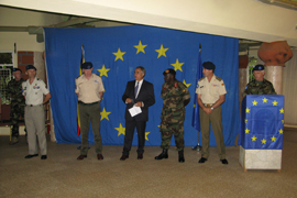 González Elul cede el mando de EUTM-Somalia al coronel Michael Beary