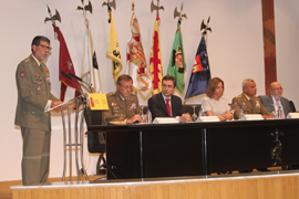 Visita de la ministra de Defensa, Carme Chacón a la Academia Básica de Suboficiales del E.T.