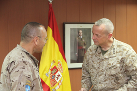 El general Allen agradece “la contribución de España en Afganistán”
