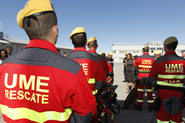 Visita y exposición de medios de la unidad