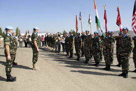 Revista a las tropas