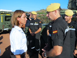 Supervisando el despliegue de la UME