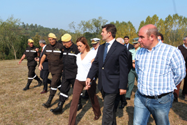 Chacón destaca la alta preparación de la UME para actuar en emergencias