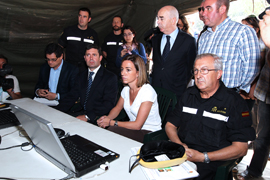 Chacón destaca la alta preparación de la UME para actuar en emergencias