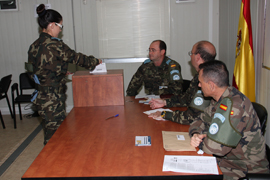 Efectivos del Ejército ejercen su derecho al voto en el Libano