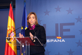 Rueda de Prensa de la ministra de Defensa