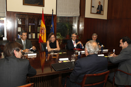Reunion en el ministerio de Defensa
