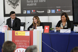 La subsecretaria presenta la Biblioteca Virtual de Defensa