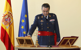 Jura o promesa del cargo del Jefe del Estado Mayor del Éjercito del Aire