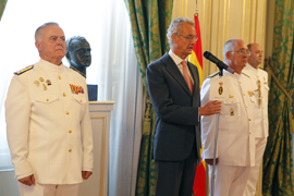 Toma de posesión del jefe de Estado Mayor de la Armada