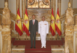 Toma de posesión del jefe de Estado Mayor de la Armada