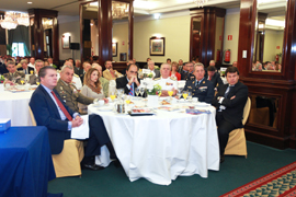En su discurso ante más de 300 invitados,en un desayuno organizado por el Club Diálogos para la Democracia