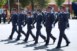 Una vez finalizada la entrega de despachos,el director de la Academia,coronel Lucas Muñoz Bronchales,ha pronunciado la última lección del curso acádemico