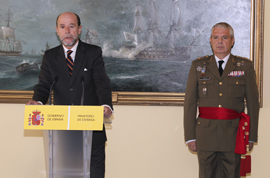 Acto de toma de posesión del general Juan Manuel García Montaño