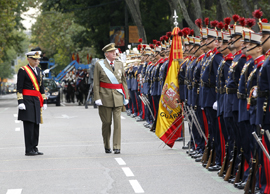 Los Reyes presiden en Madrid el acto central del Día de la Fiesta Nacional