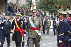 Los Reyes presiden en Madrid el acto central del Día de la Fiesta Nacional