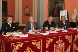 El ministro de Defensa, Pedro Morenés, ha presidido hoy la reunión de la Fundación Museo Naval