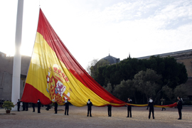 Día de la Constitución. Homenaje a la Bandera