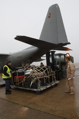 Llega a Dakar el avión desplegado en la misión de Malí
