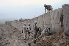 Desmontada la última base de patrullas en la 'ruta Lithium'