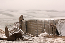 Desmontada la última base de patrullas en la 'ruta Lithium'