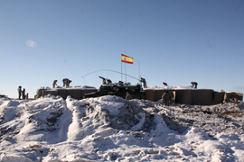 Desmontada la última base de patrullas en la 'ruta Lithium'