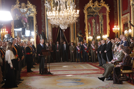 El ministro Morenés expresó a Su Majestad el Rey la lealtad de las FF AA