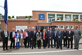 Inauguración del centro de servicios Galileo, Loyola de Palacio