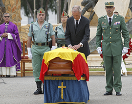Funeral por los suboficiales de la Legión fallecidos en Almería