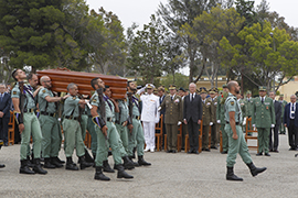 Funeral por los suboficiales de la Legión fallecidos en Almería