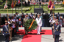 S.M. el Rey preside el Homenaje a quienes dieron su vida por España