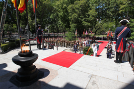 S.M. el Rey preside el Homenaje a quienes dieron su vida por España