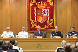 El ministro de Defensa clausura el XLIX Ciclo Aacadémico