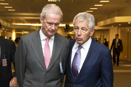 Coincidiendo con la reunión de ministros de Defensa de la OTAN