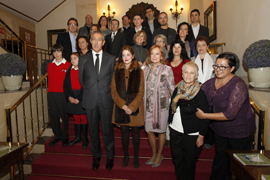 La subsecretaria de Defensa, Irene Dominguez-Alcahud, ha presidido hoy la entrega del VI Certamen de Pintura del Instituto Social de las Fuerzas Armadas (ISFAS)