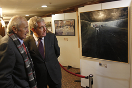 La subsecretaria de Defensa, Irene Dominguez-Alcahud, ha presidido hoy la entrega del VI Certamen de Pintura del Instituto Social de las Fuerzas Armadas (ISFAS)