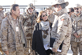 Visita la base de apoyo avanzado de Herat