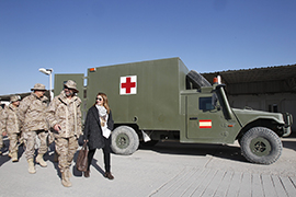 Visita la base de apoyo avanzado de Herat