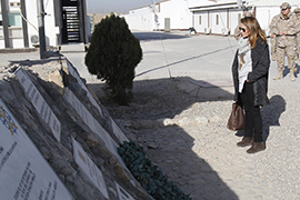 Visita la base de apoyo avanzado de Herat