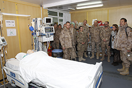 Visita la base de apoyo avanzado de Herat