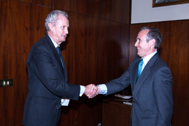 El ministro de Defensa con el Observatorio de la Vida Militar