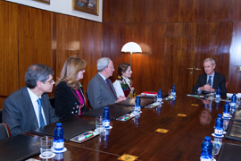 El ministro de Defensa con el Observatorio de la Vida Militar